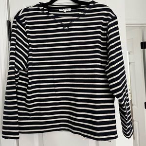 Alex Mill Navy Blue Striped Lakeside Women’s Shirt Size M